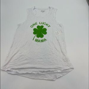 One Lucky Mama Tank top Medium